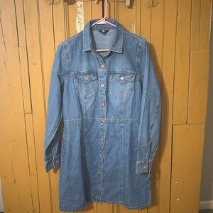 Frye denim dress size large
